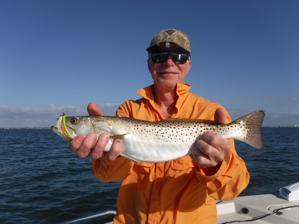 fly fishing for speckled trout