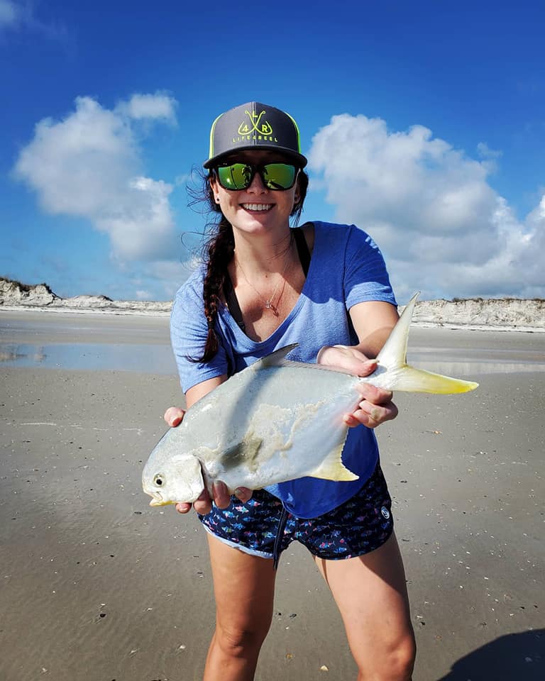 surf fishing for pompano