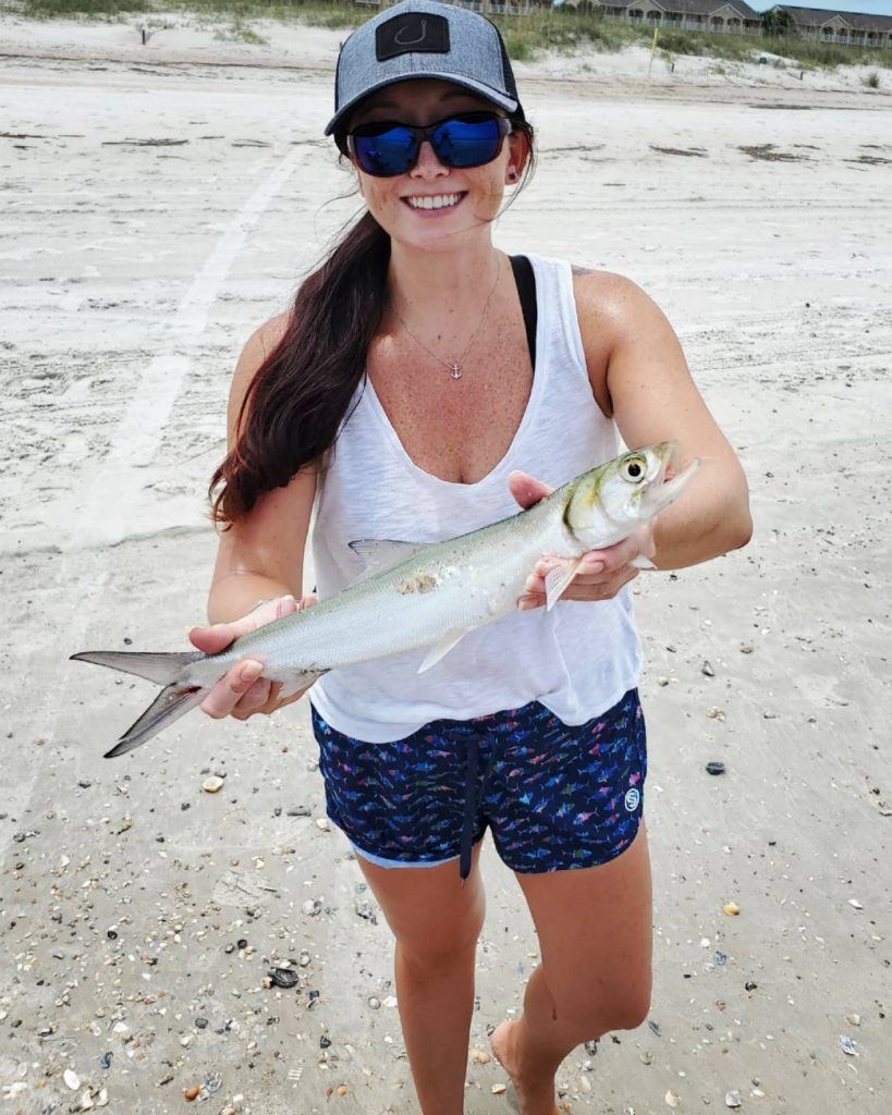 surf fishing for ladyfish