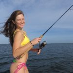 Bikini Fishing in Saltwater