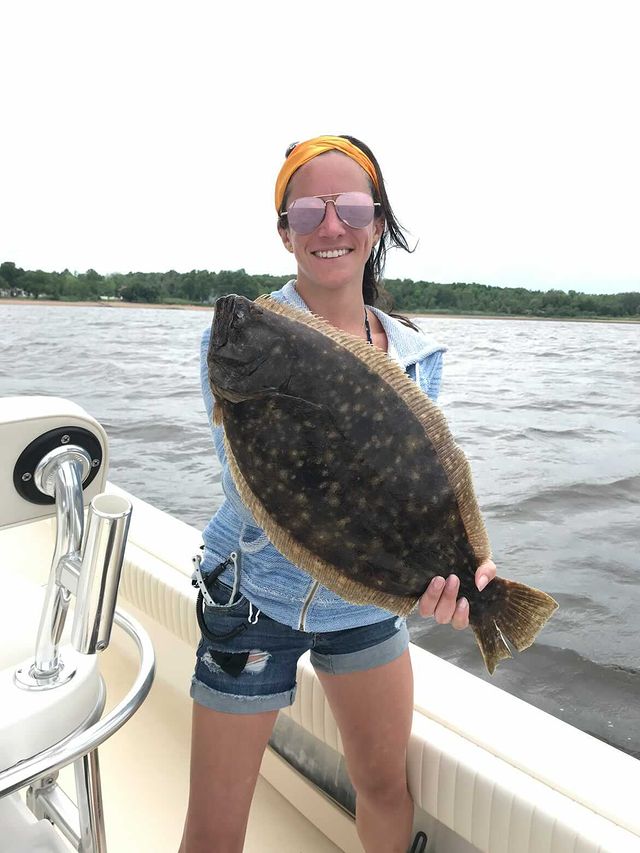 Flounder close to structure often difficult to fish