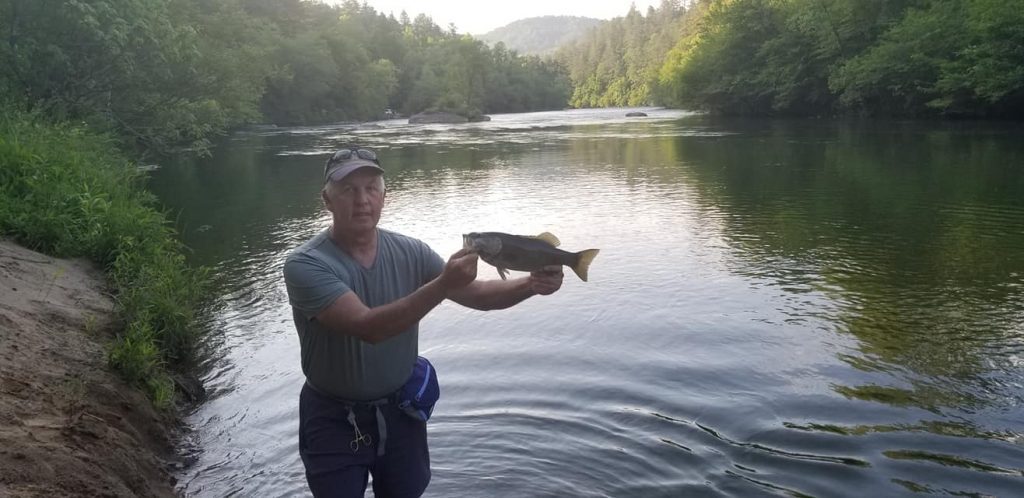 smallmouth bass fishing in Franklin North Carolina